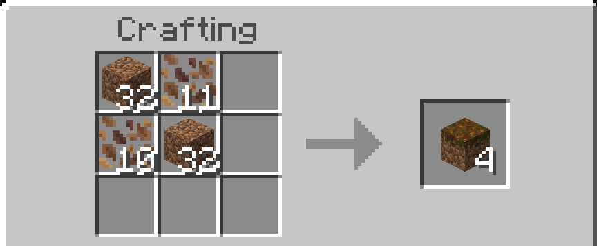Craftable Podzol and Mycelium — screenshot 4