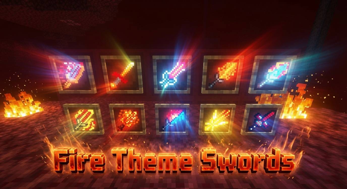 Fire Theme Swords — screenshot 1
