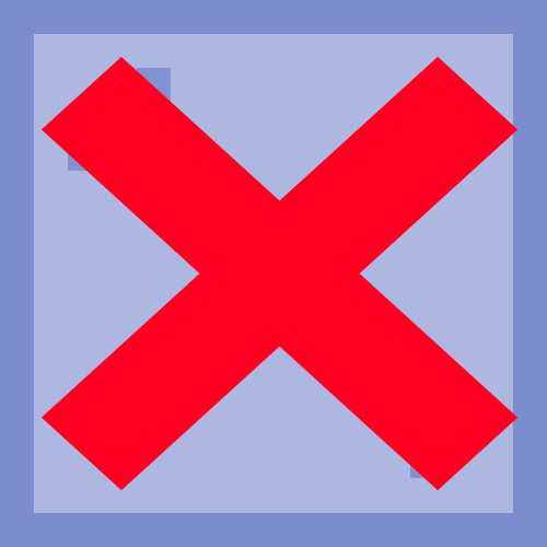 No Stained Glass Borders