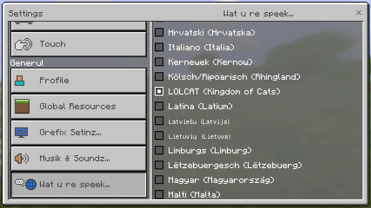 Translations — screenshot 2