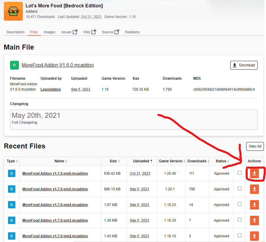 Lot's More Food Add-On — screenshot 8