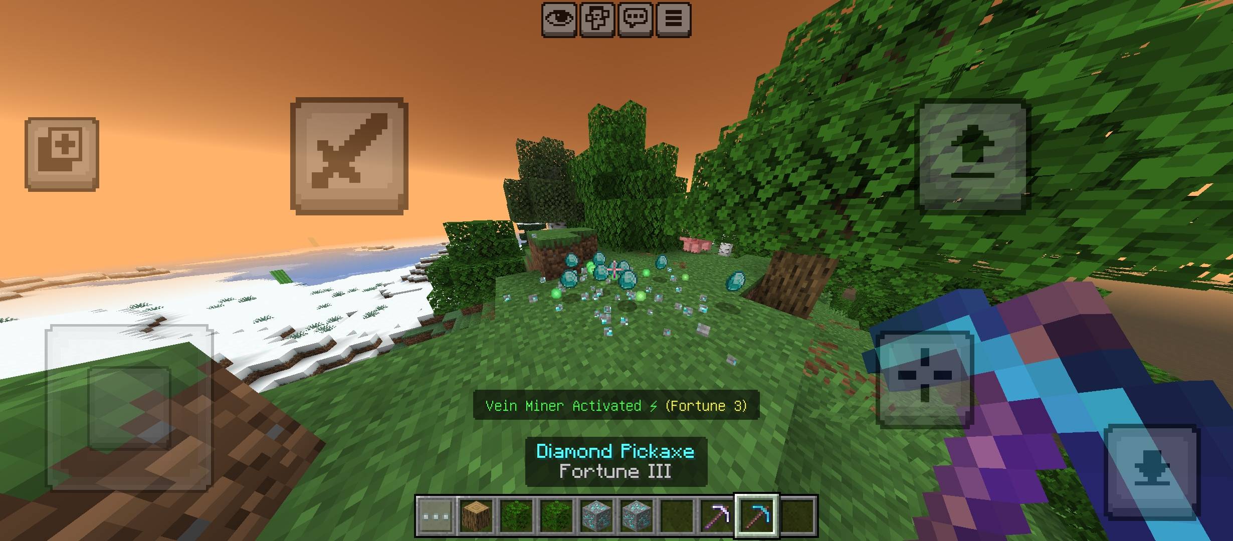 Sneak Vein Miner & Tree Capitator — screenshot 3