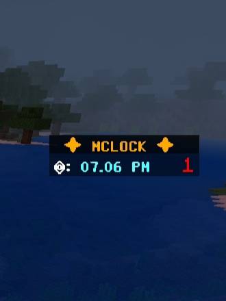 MCLOCK - Automatic HUD Clock — screenshot 1