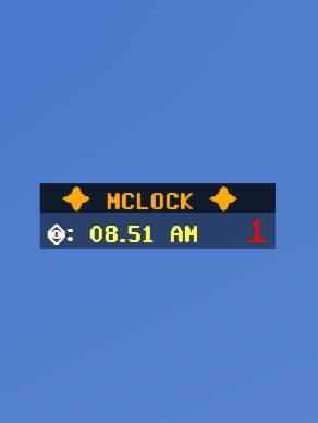 MCLOCK - Automatic HUD Clock — screenshot 2