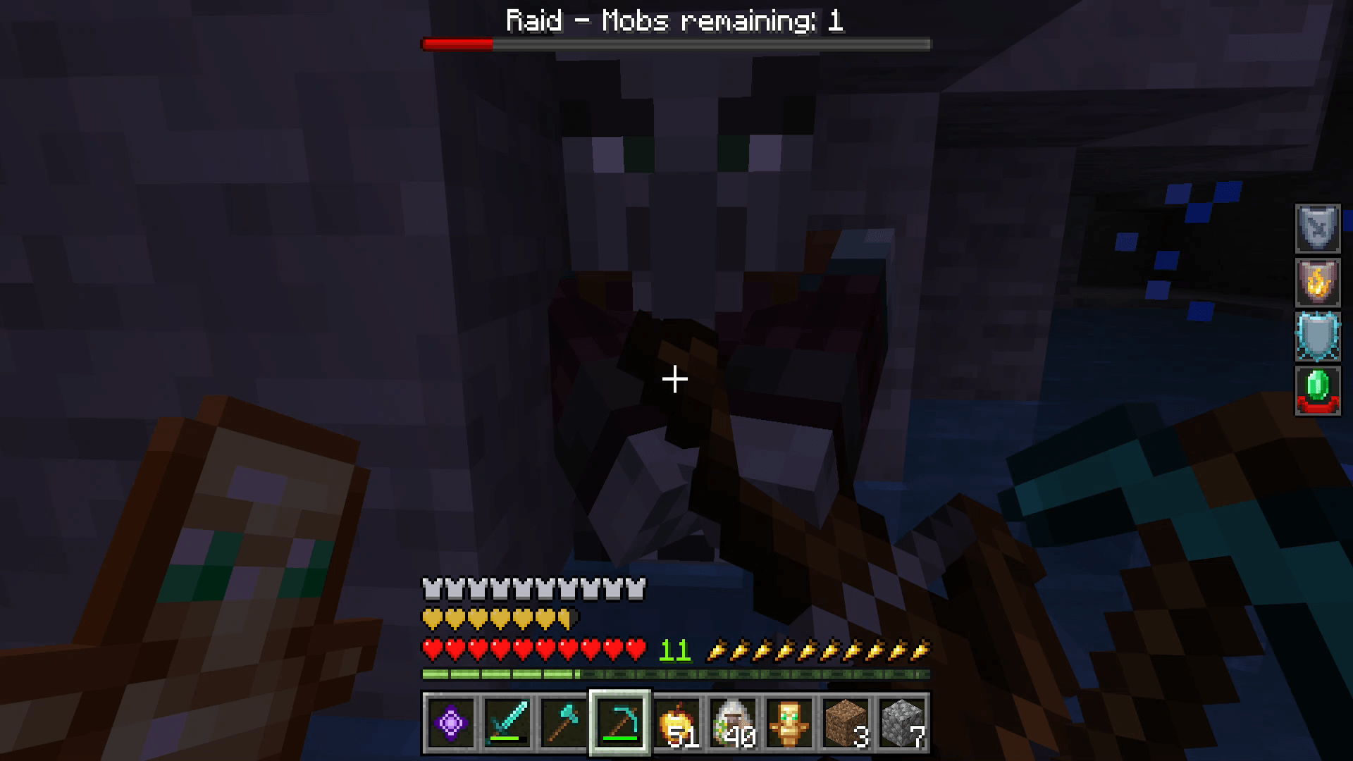 Locate Raids with the Bell | MCPEDL Bedrock| — screenshot 2