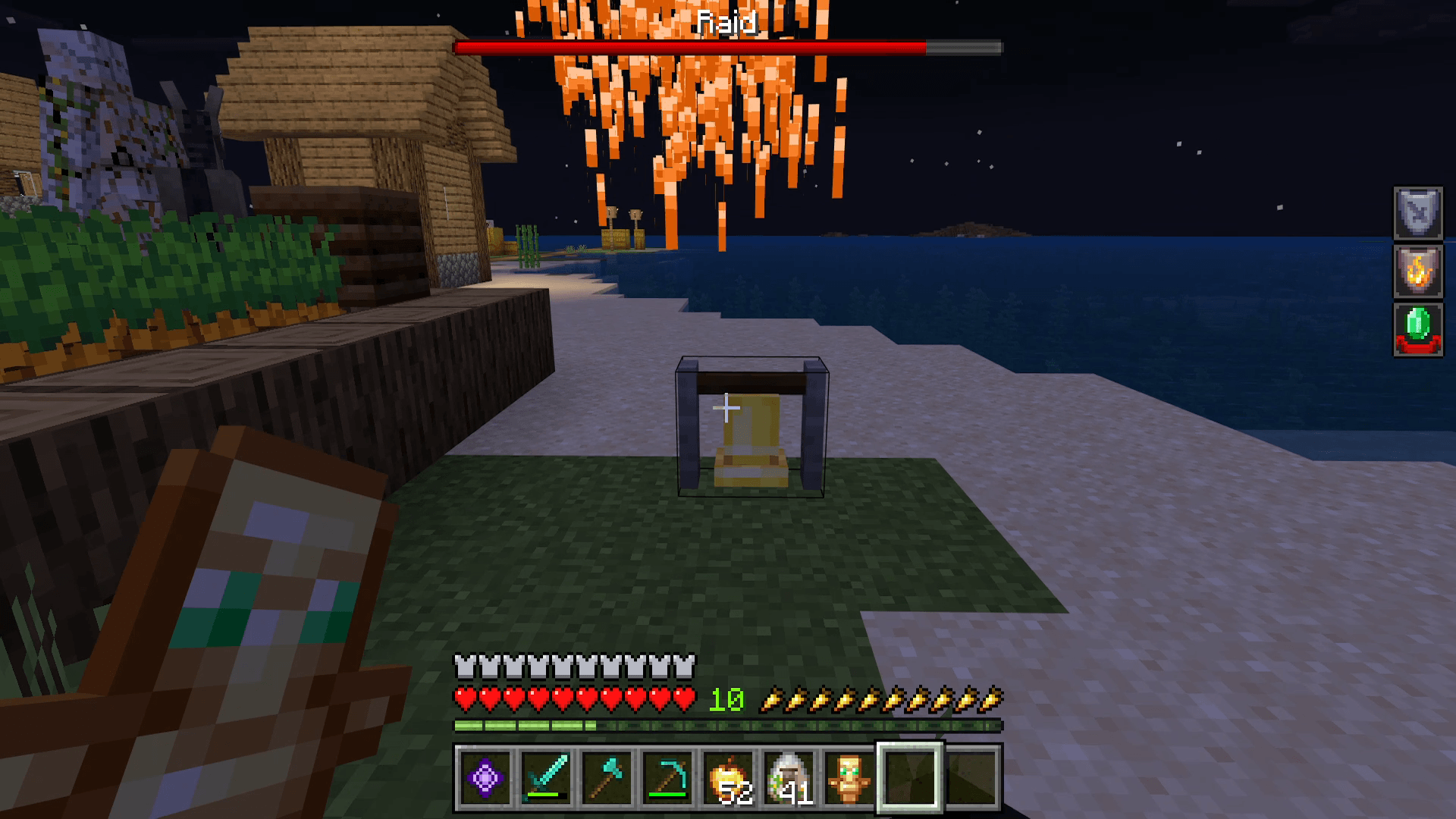 Locate Raids with the Bell | MCPEDL Bedrock| — screenshot 5