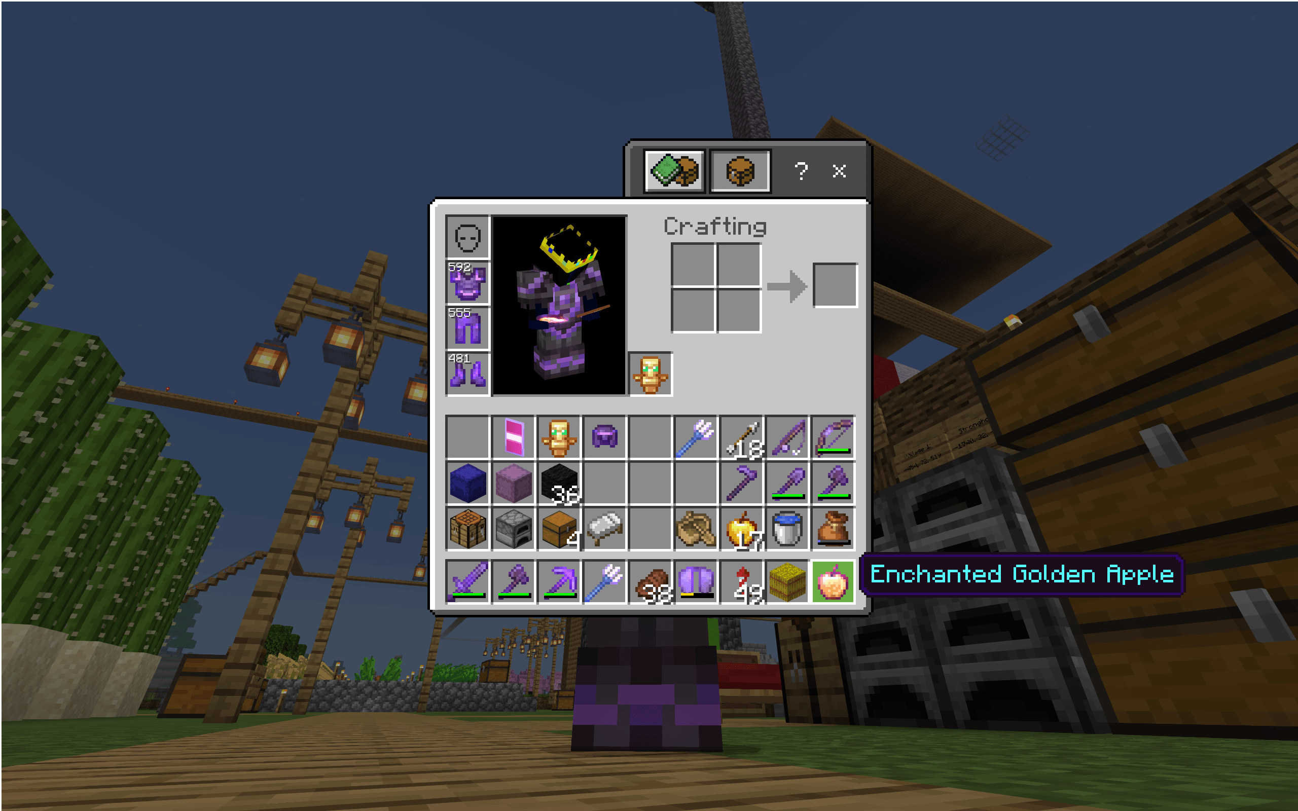 Craftable Enchanted Golden Apple (Notch Apple) — screenshot 2