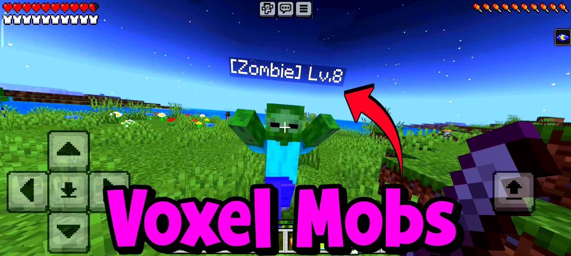 Voxel Mobs - RPG Monster Leveling — screenshot 1