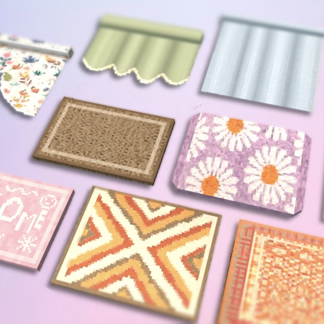 The Faye Rugs & Curtains Set