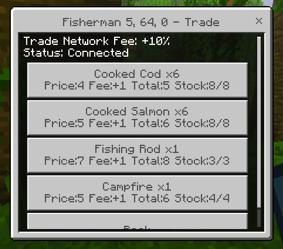 Villager Trade Network — screenshot 2