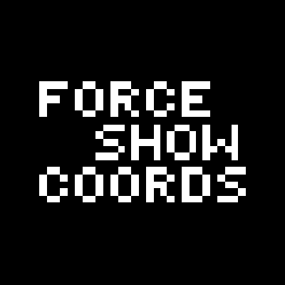 Force Show Coordinates