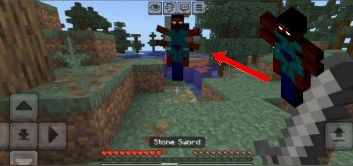 Curse of Herobrine  Horror Bedrock Edition Horror Survival + Custom Mobs - Minecraft Addon Full Map — screenshot 3