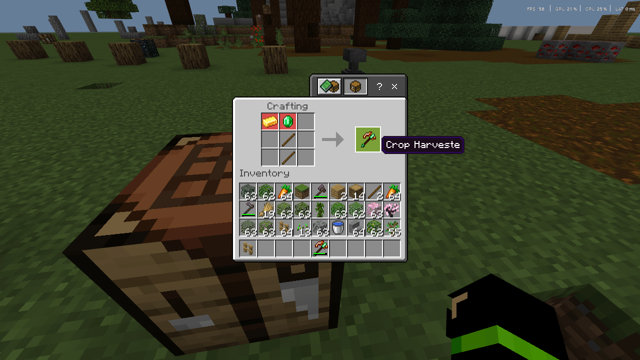 Crop Harvester "Harvests crops in a 3×3 area" — screenshot 2