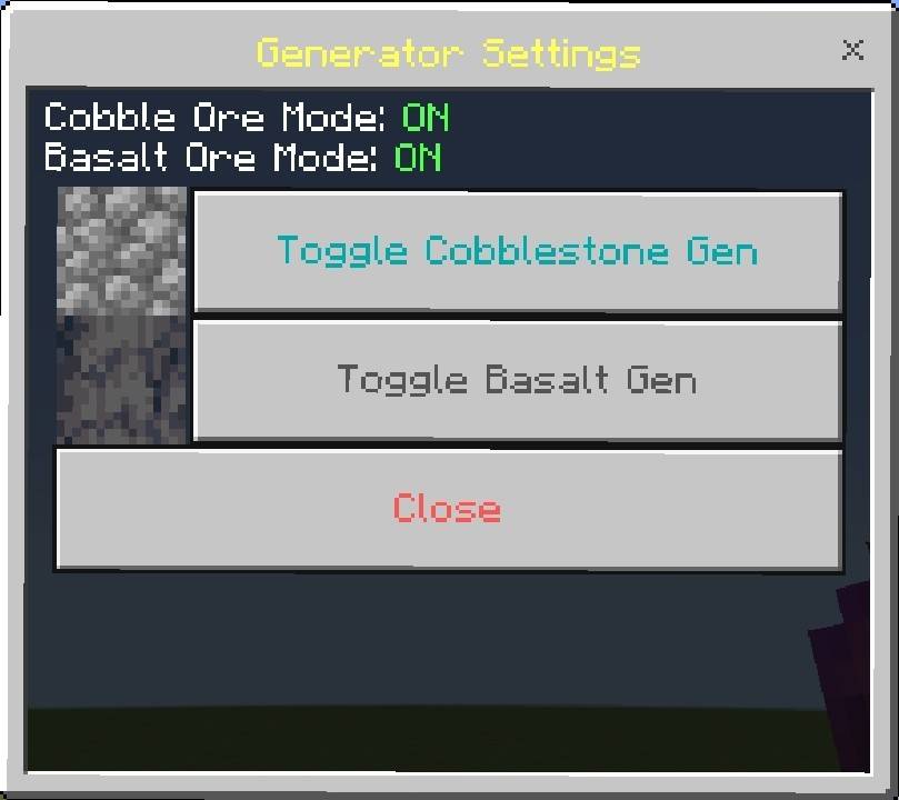 Cobble-Ore Generator | Bedrock — screenshot 3