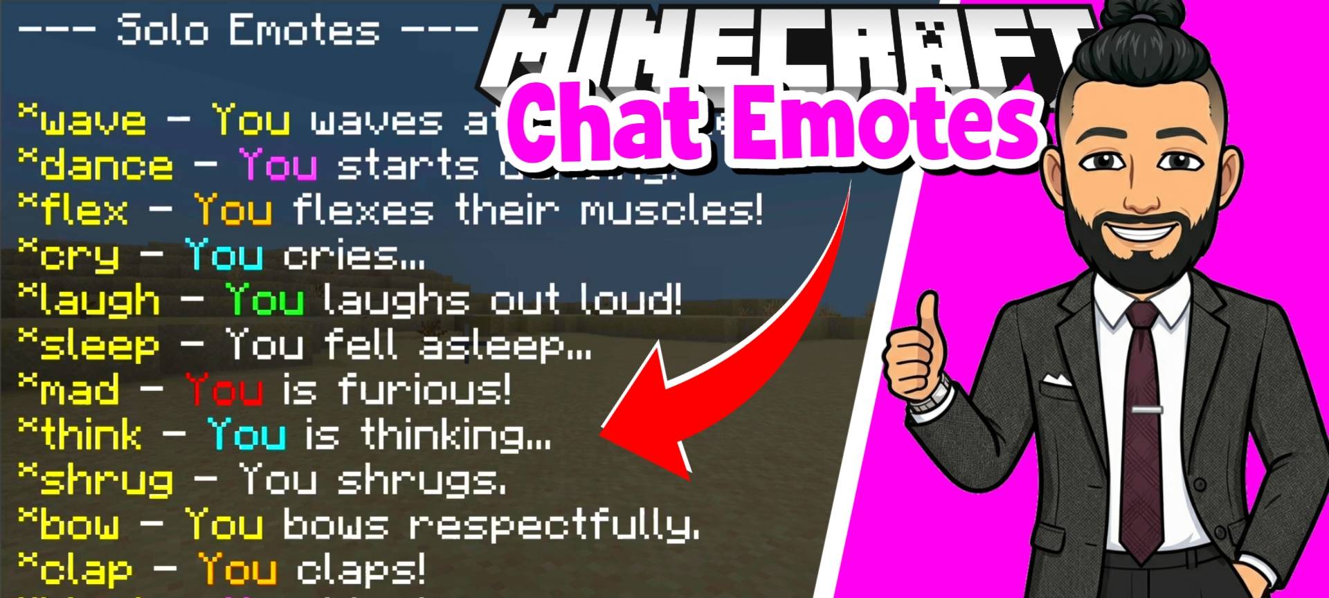 Chat Emotes - Interactive Actions — screenshot 1