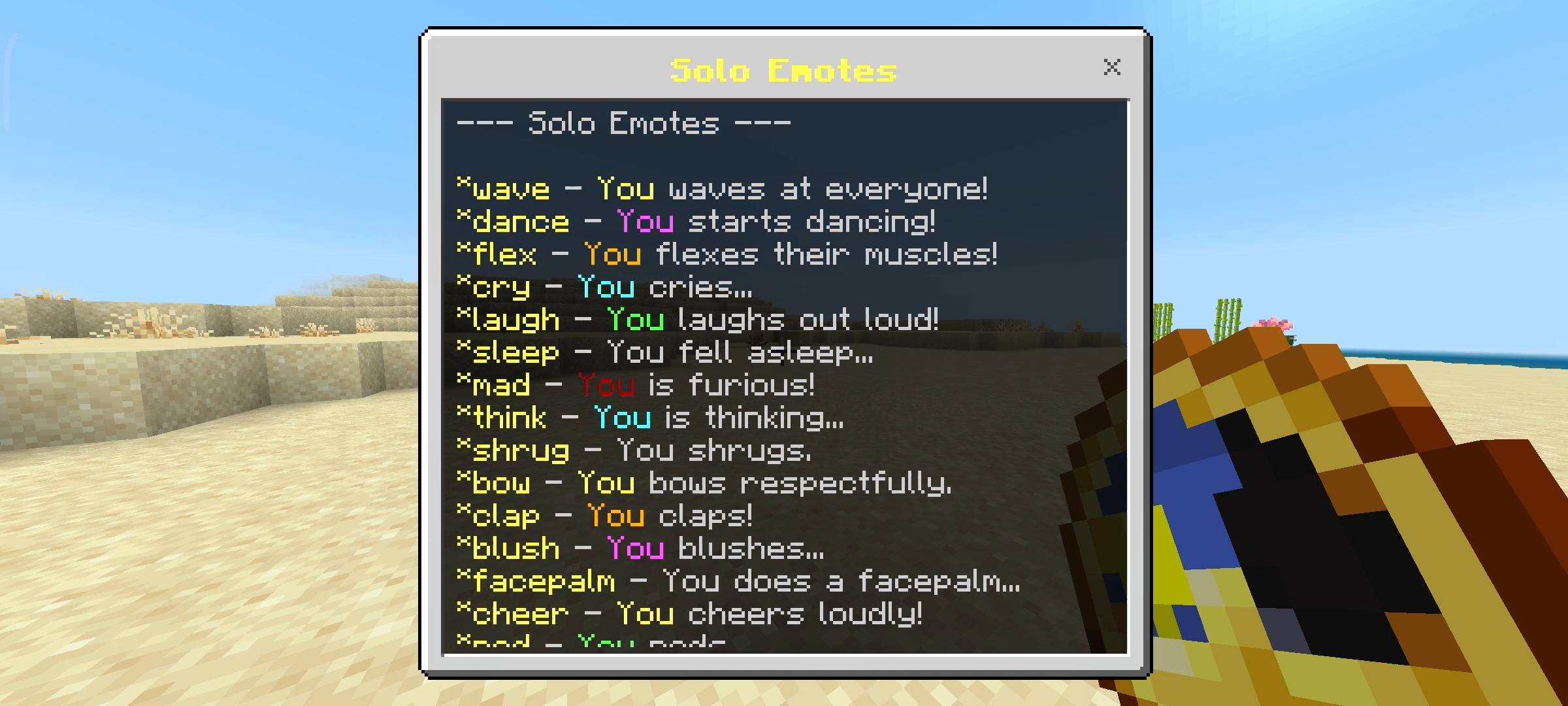 Chat Emotes - Interactive Actions — screenshot 6