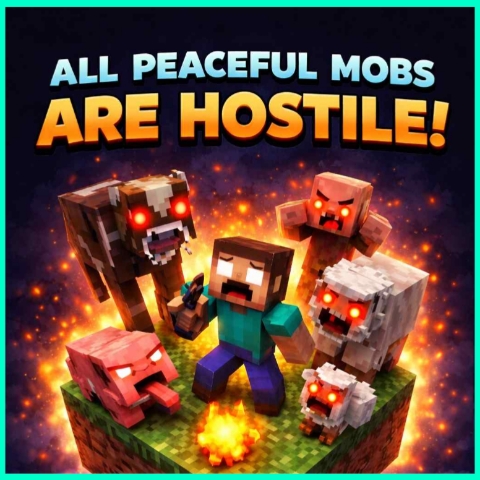 ALL PEACEFUL MOBS ARE HOSTILES