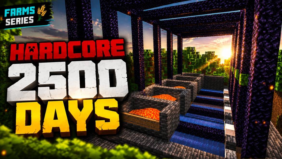 💀 2500 Days Hardcore Survival – Ultimate Minecraft World — screenshot 1