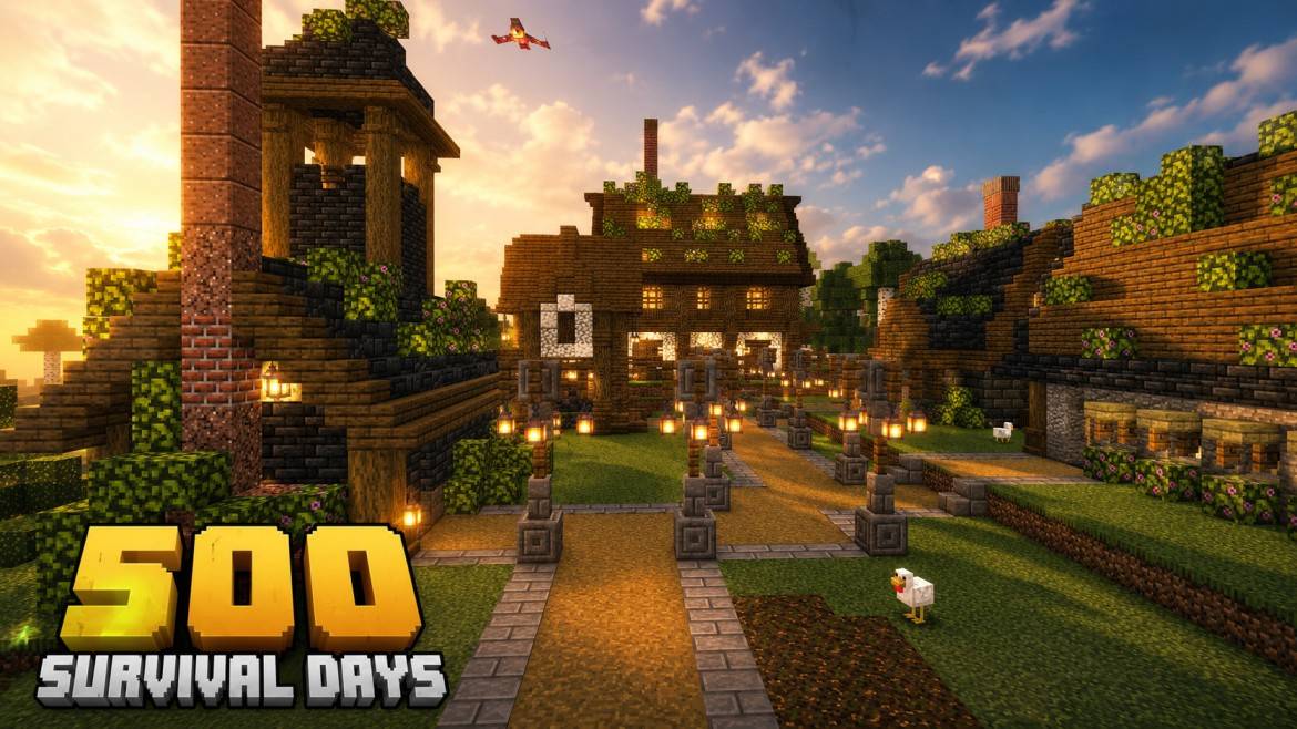 🌎 500 Days survival world (achievement friendly) — screenshot 1