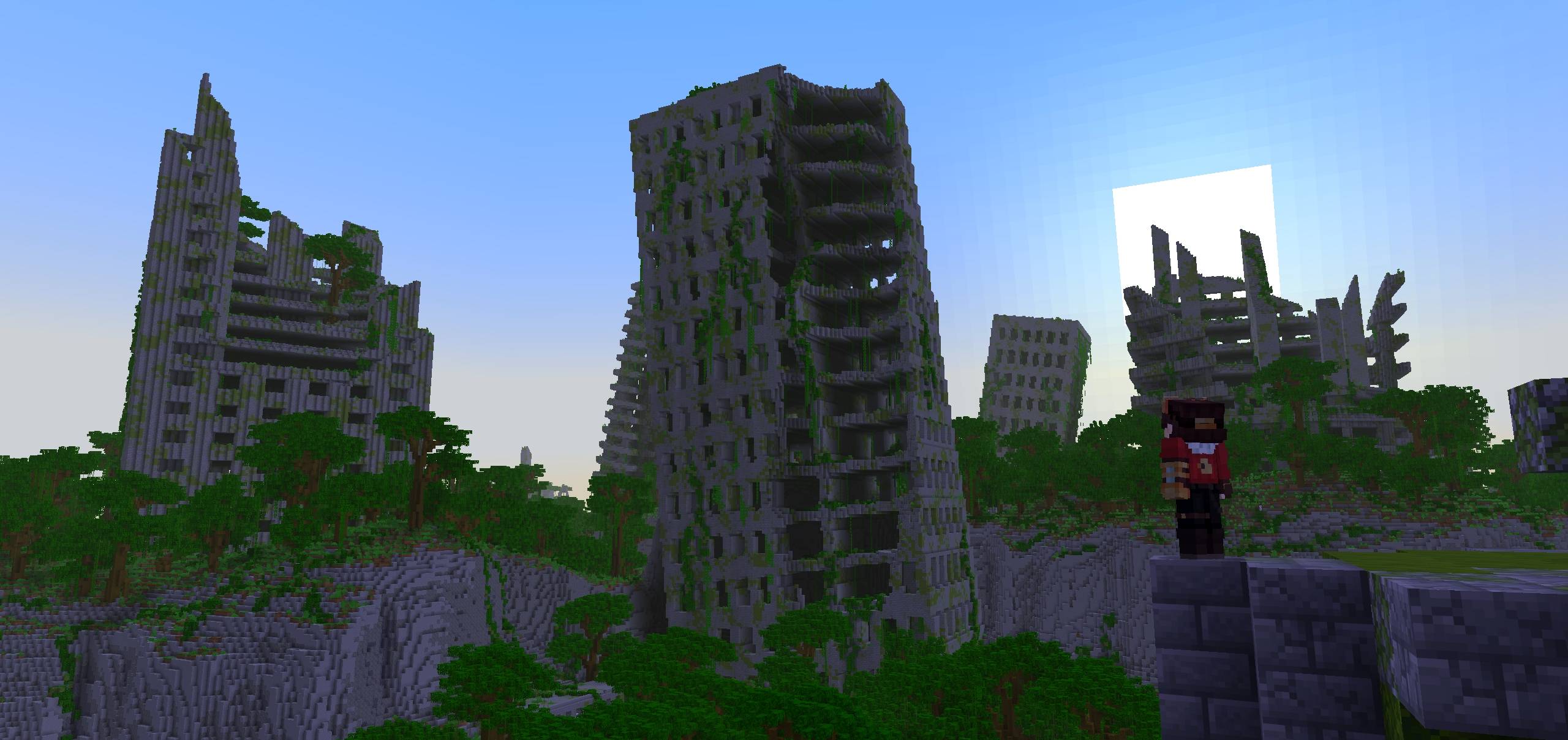 Abandoned Overgrown City (Achievements On) — screenshot 1