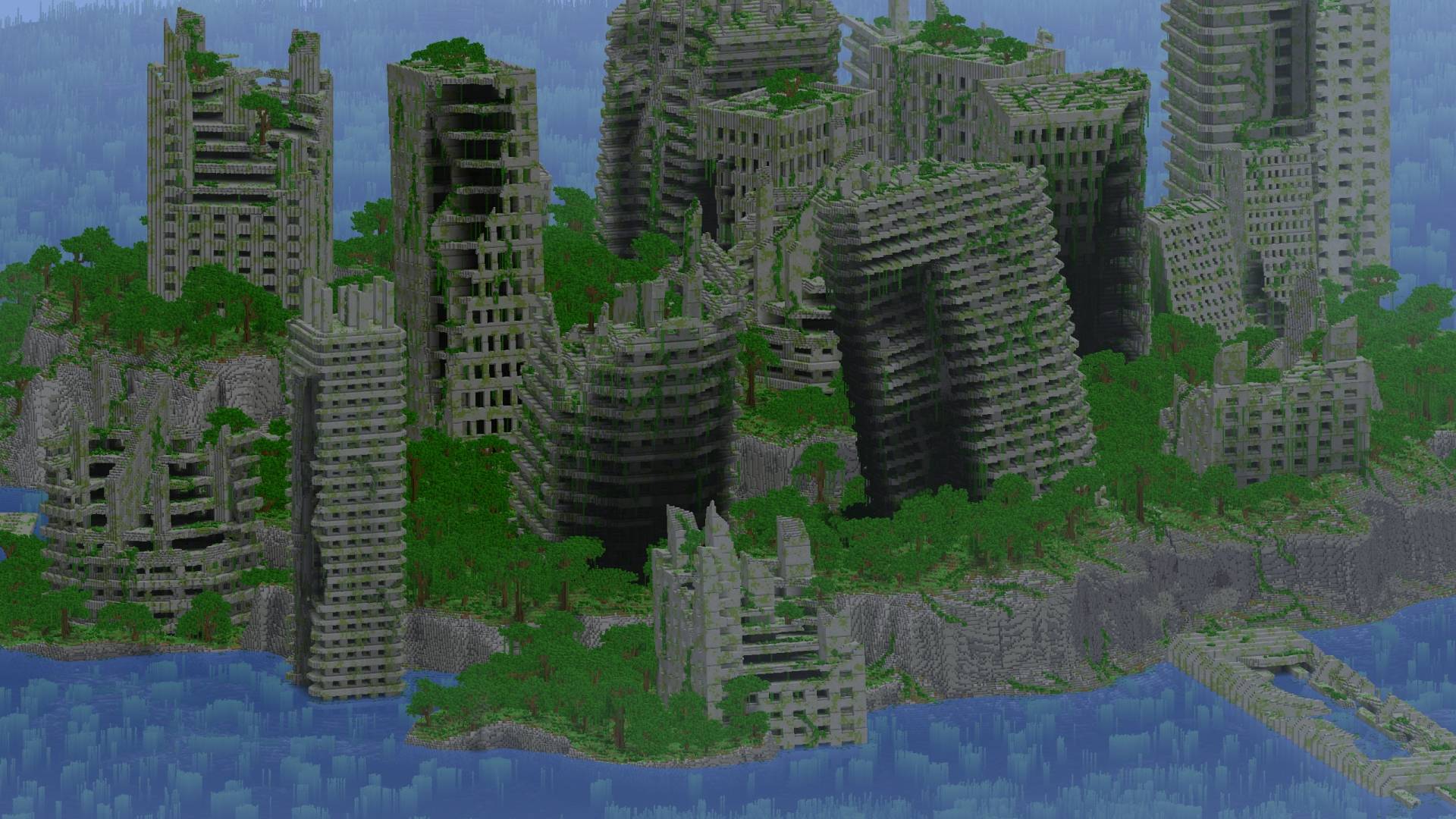 Abandoned Overgrown City (Achievements On) — screenshot 4