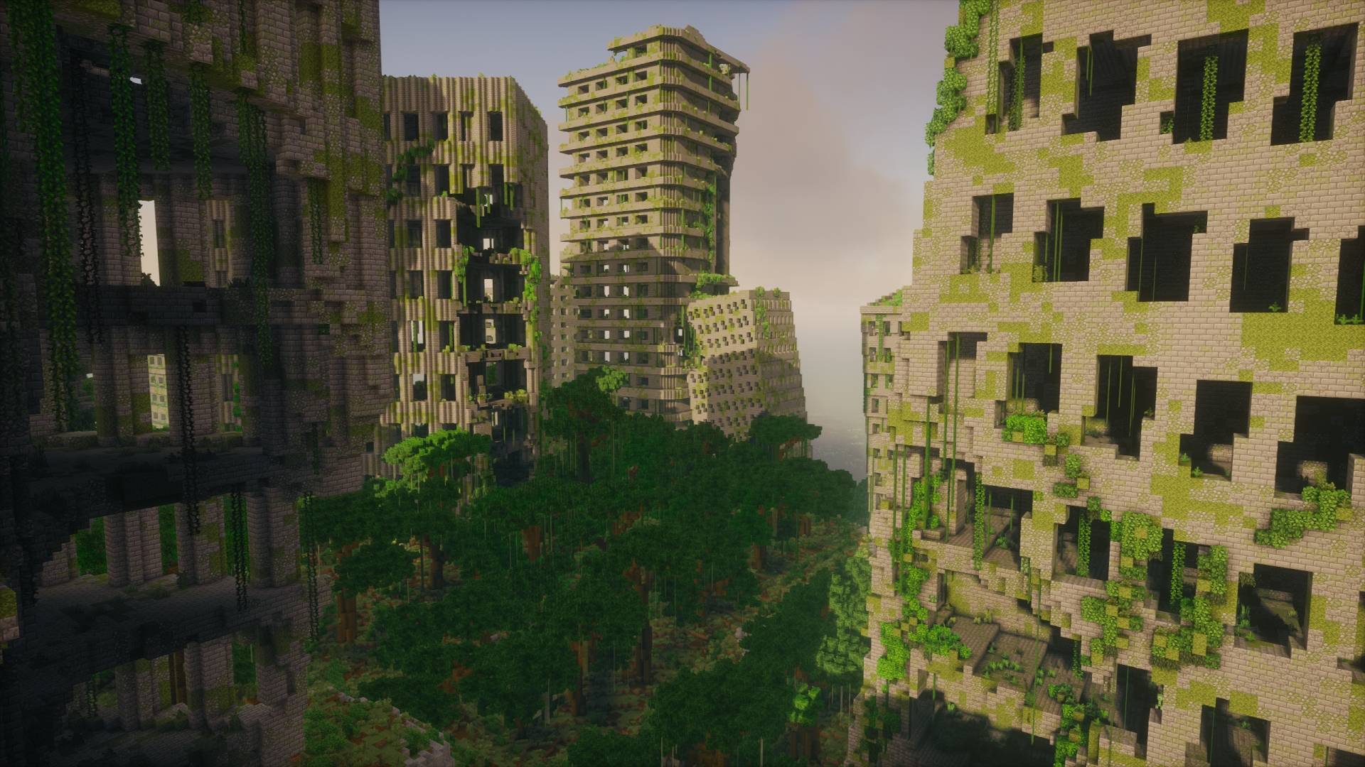 Abandoned Overgrown City (Achievements On) — screenshot 5