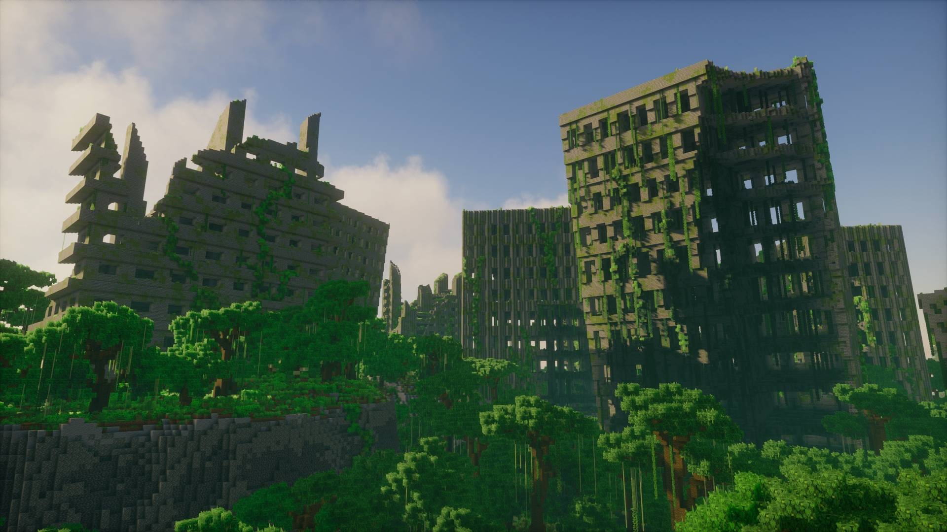 Abandoned Overgrown City (Achievements On) — screenshot 7