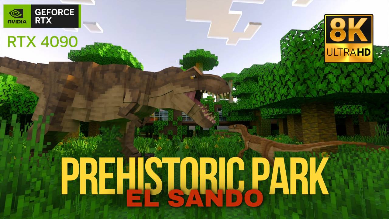 Prehistoric Park Full Edition - Minecraft Dinosaur Map | EL SANDO — screenshot 1
