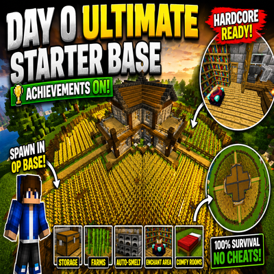 Ultimate Survival base Hardcore (Achivements On)