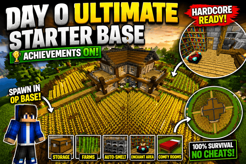 Ultimate Survival base Hardcore (Achivements On) — screenshot 1