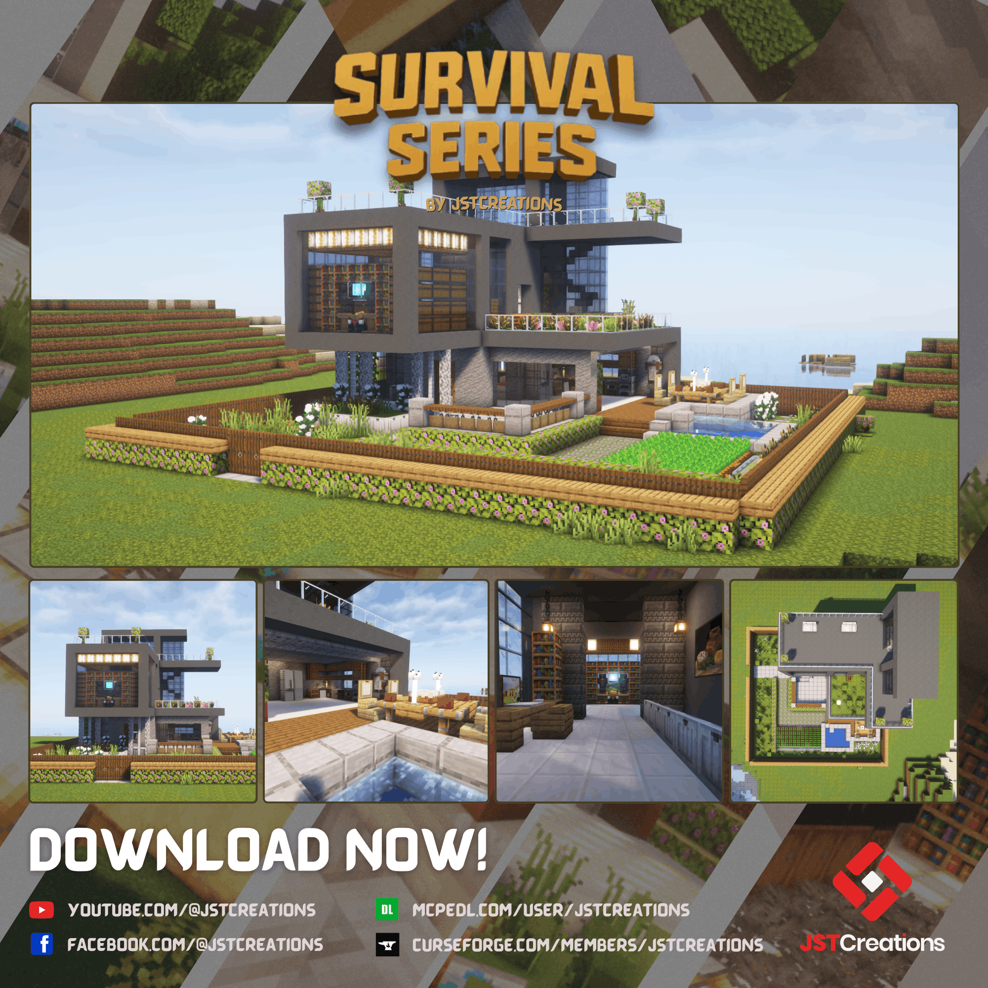 Survival Modern House #108 (Achievements On)