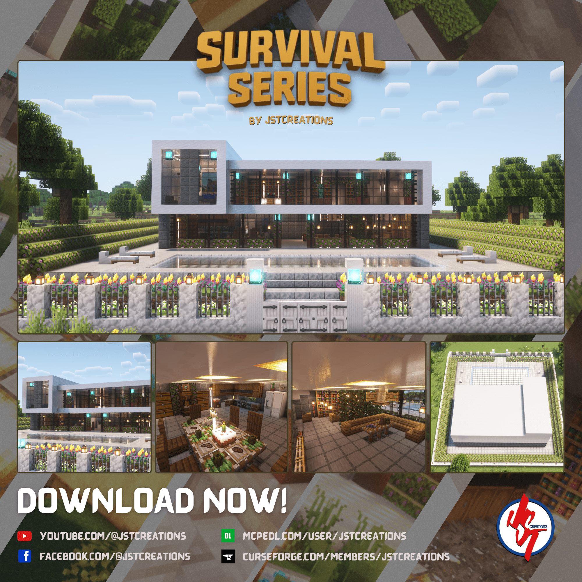 Survival Modern House #13 (Achievements On)