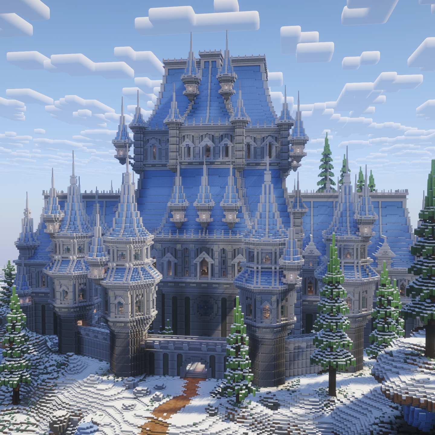Ice Castle - Survival Spawn (Achievements On)
