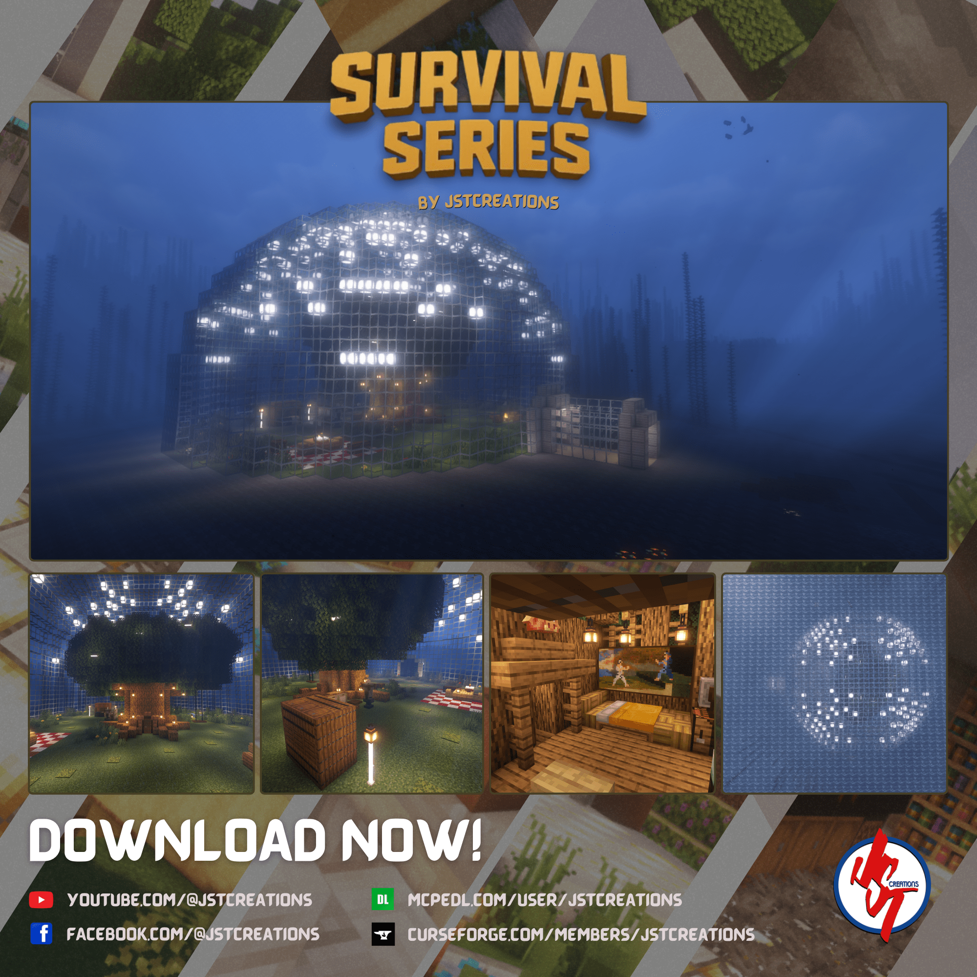 Survival Sandy Cheeks House #65 (Achievements On)