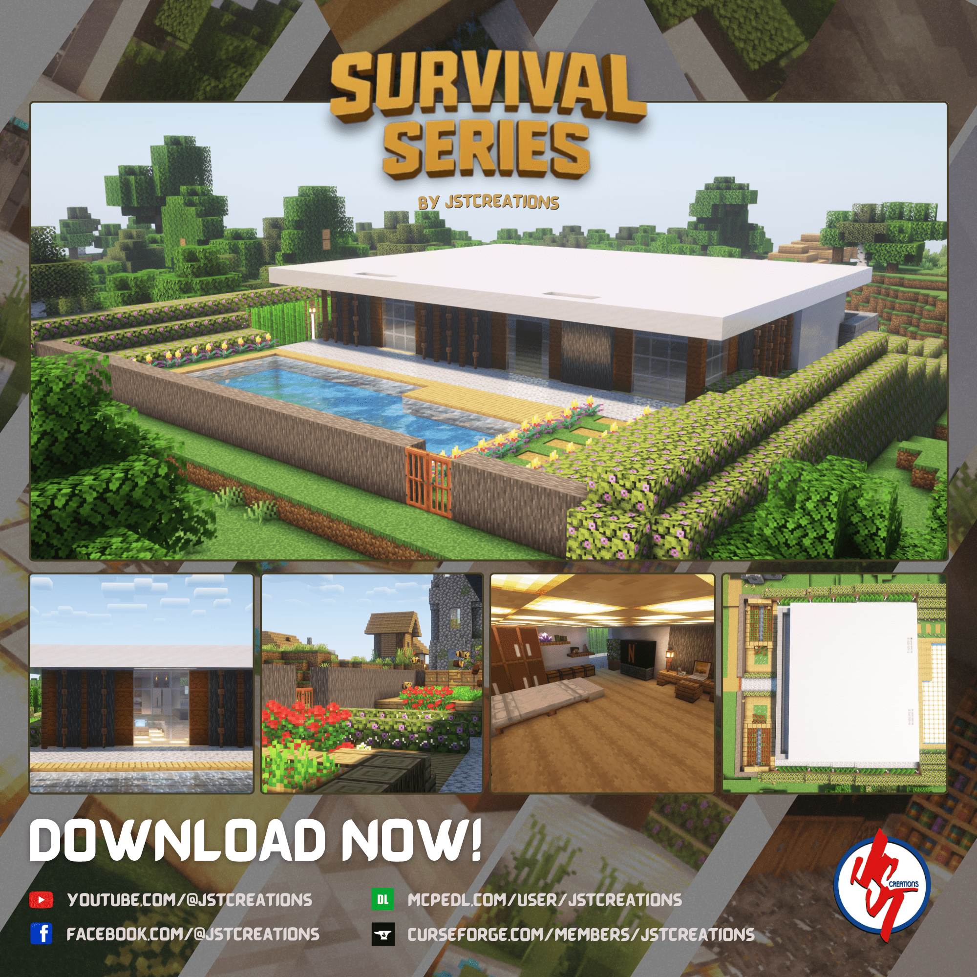Survival Modern House #32 (Achievements On)