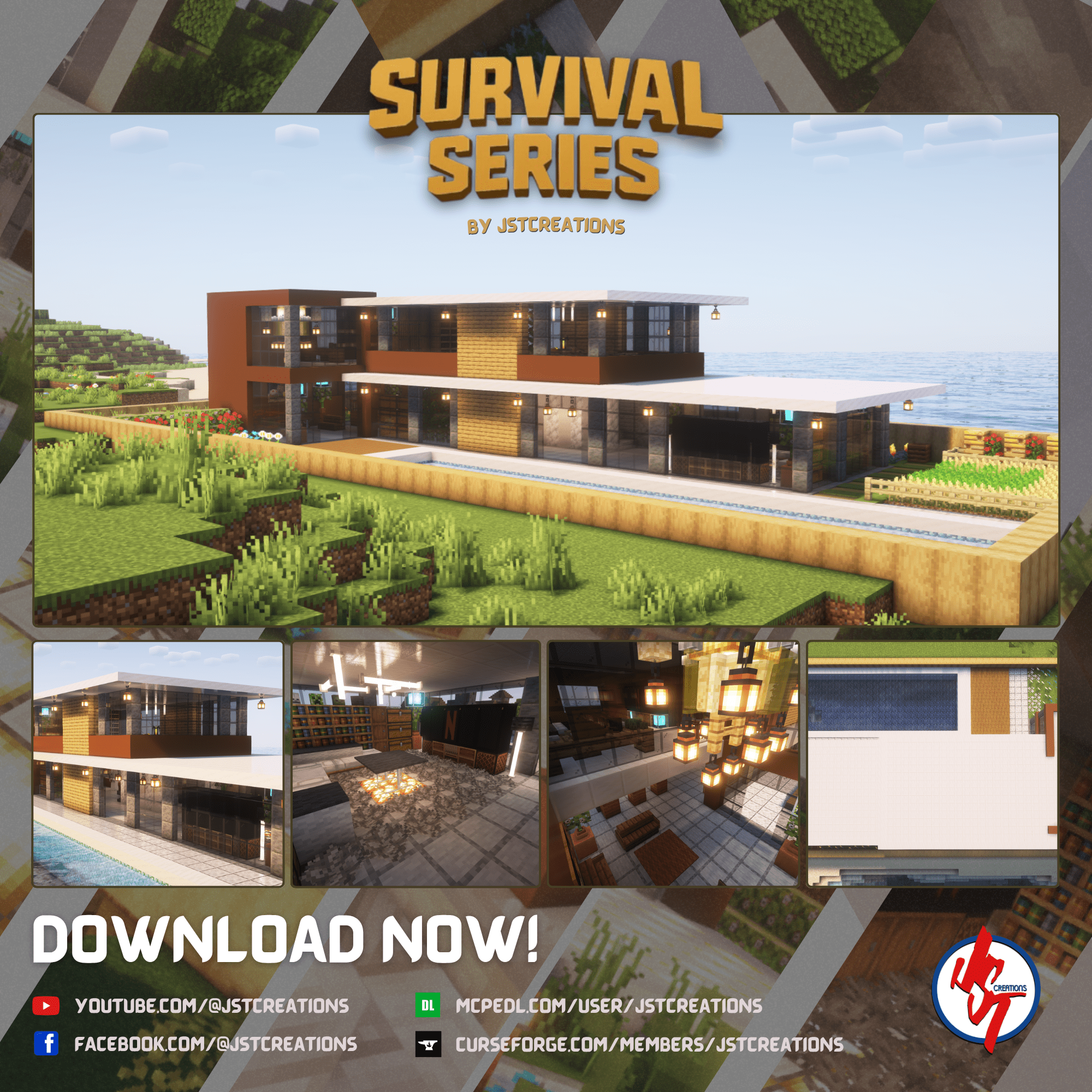 Survival Modern House #41 (Achievements On)