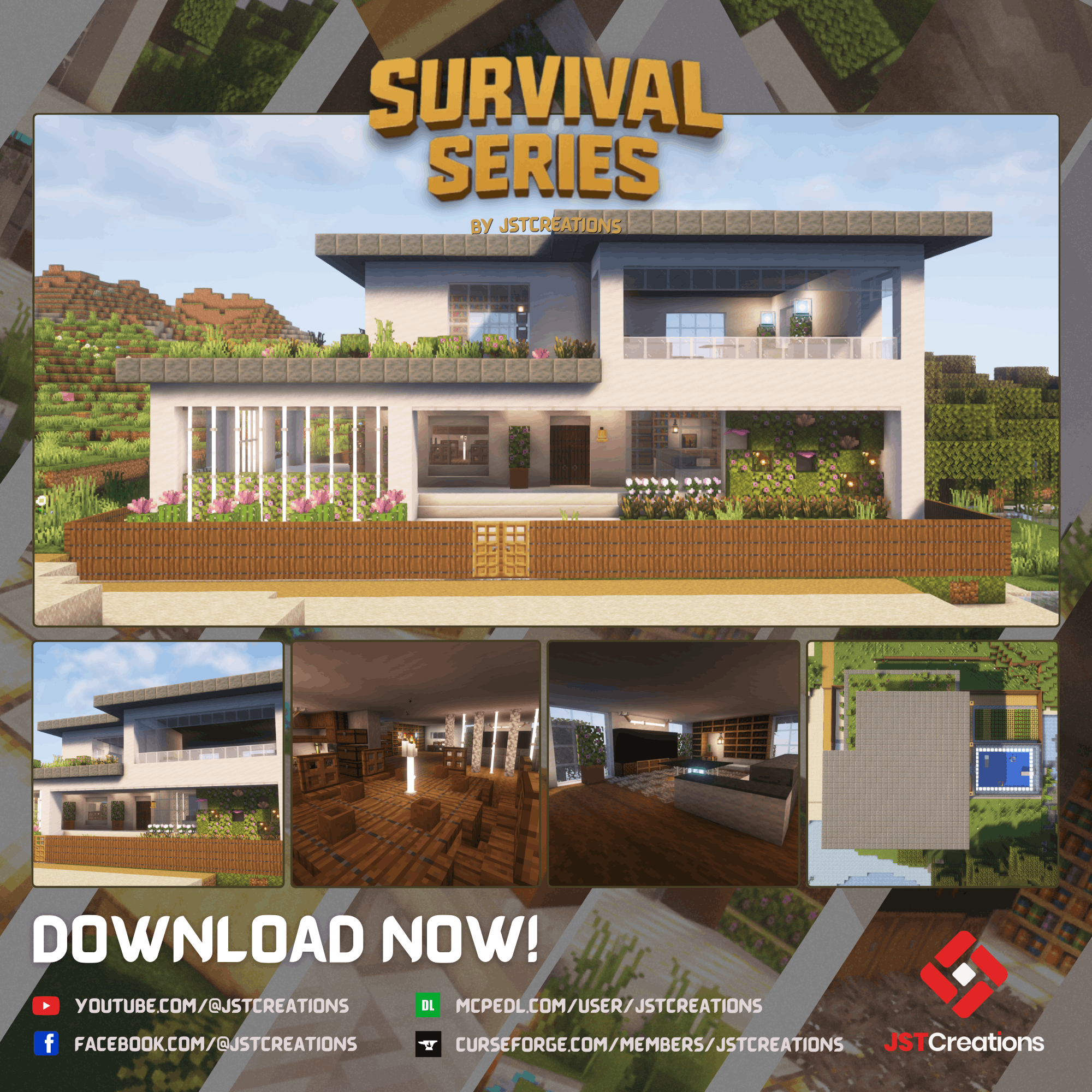 Survival Modern House #107 (Achievements On)