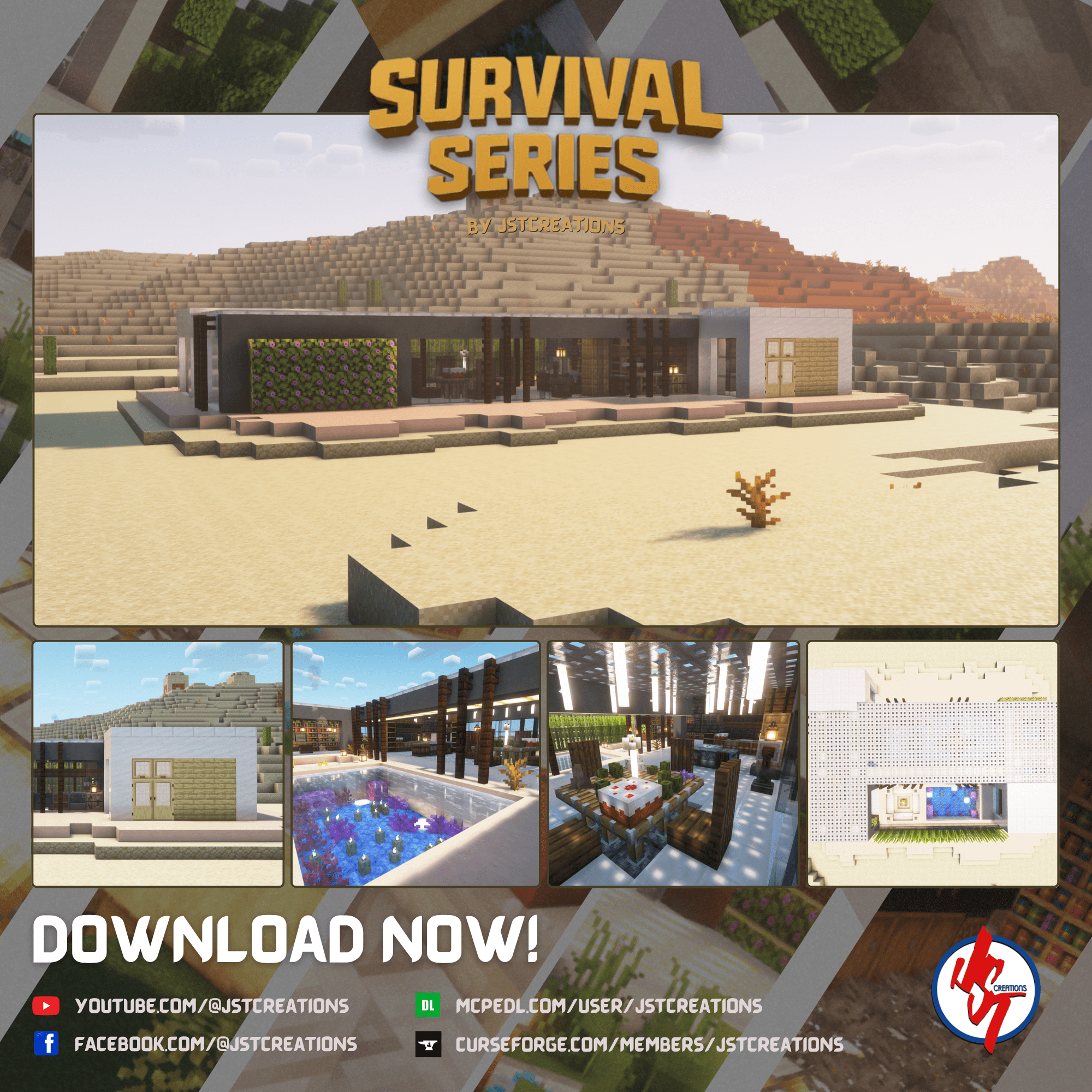 Survival Flatroof House #8 (Achievements On)