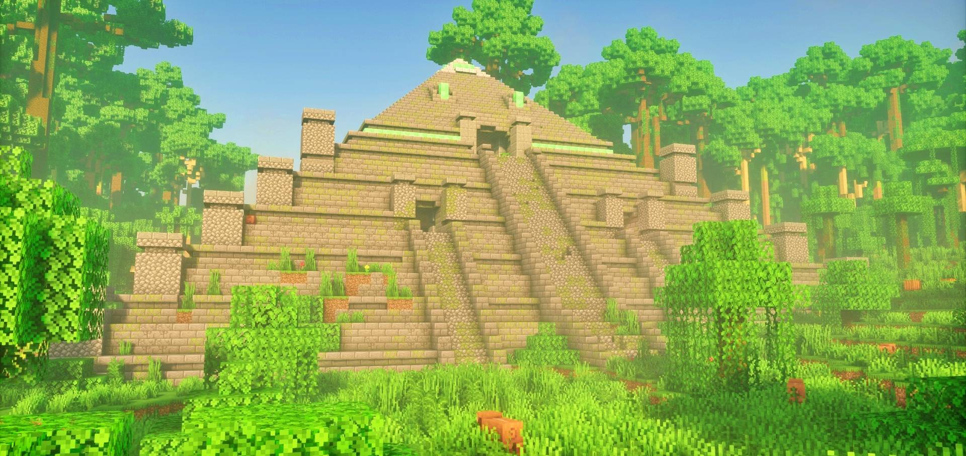 Emerald Temple - Survival World (Achievements On) — screenshot 1