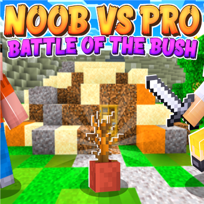 Noob Vs Pro - Battle Of The Bush - Bedrock Edition