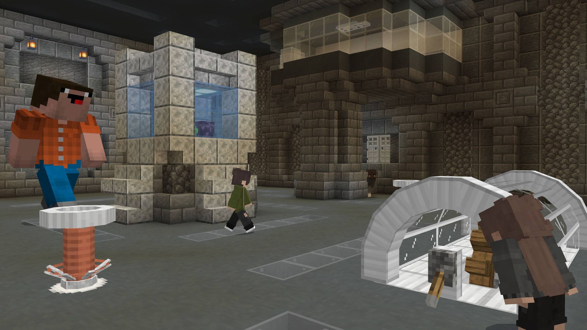 Noob Vs Pro - Battle Of The Bush - Bedrock Edition — screenshot 2