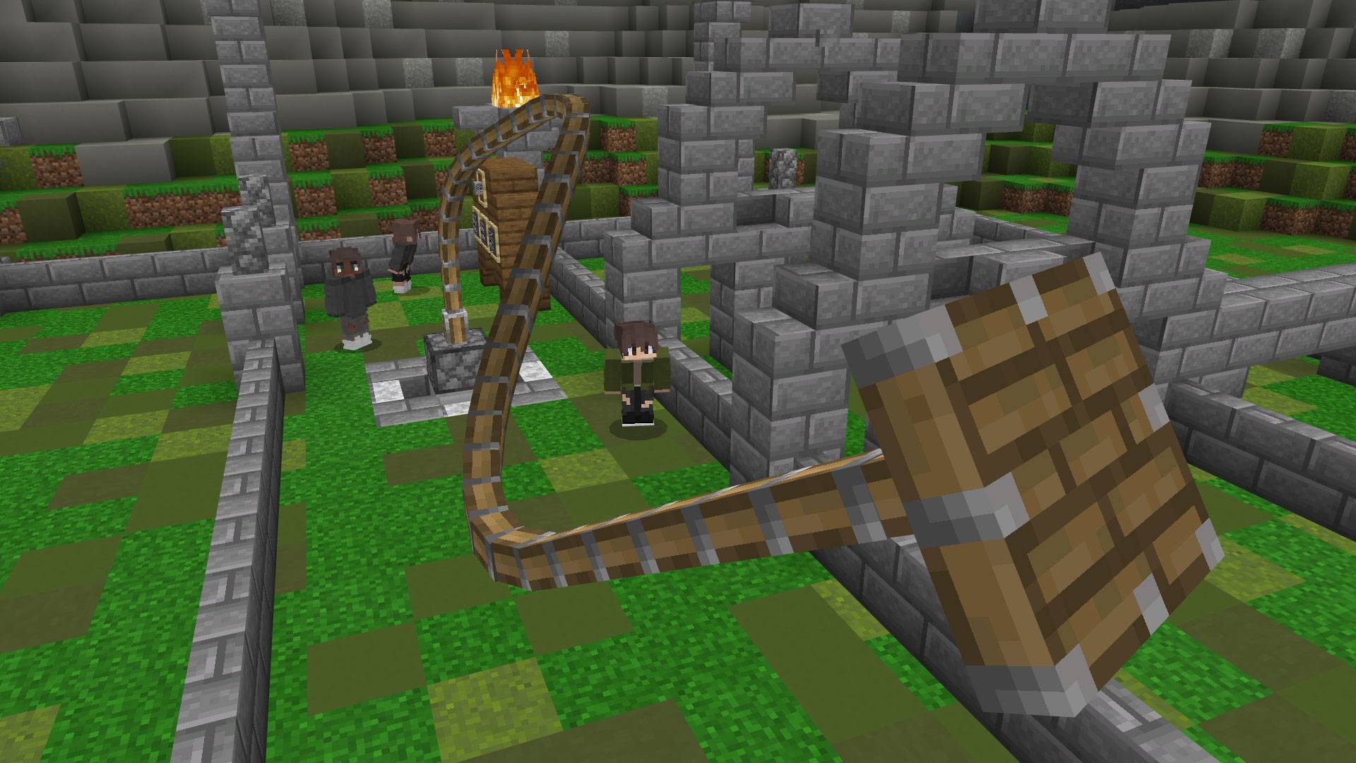 Noob Vs Pro - Battle Of The Bush - Bedrock Edition — screenshot 4