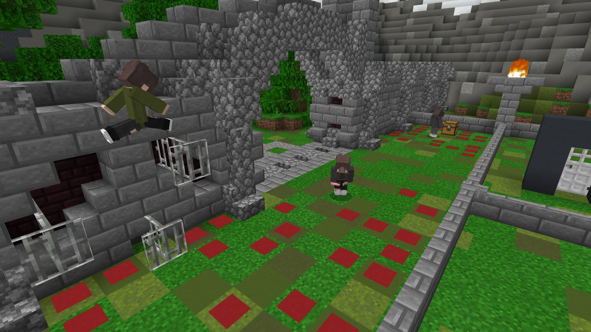 Noob Vs Pro - Battle Of The Bush - Bedrock Edition — screenshot 5