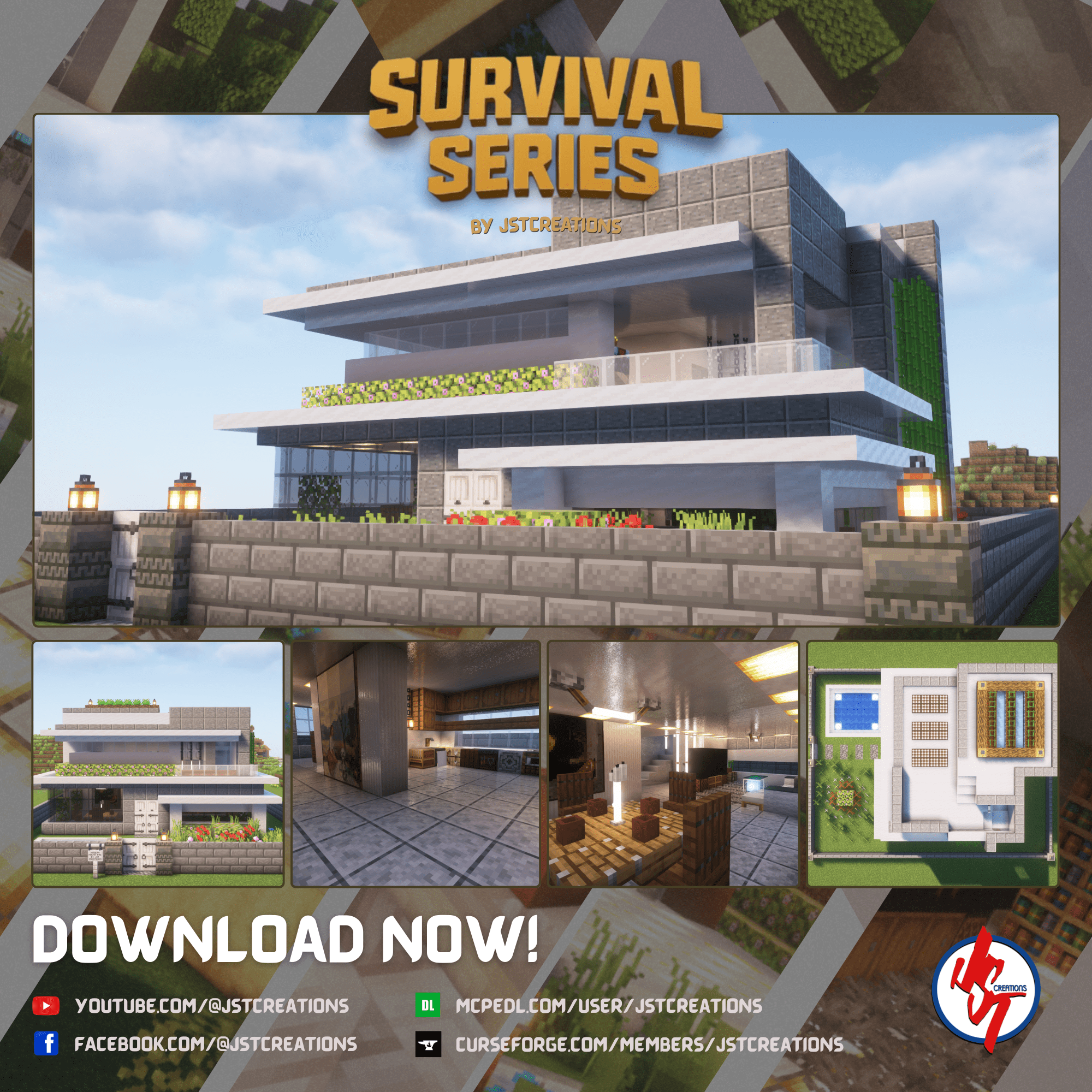 Survival Modern House #96 (Achievements On)