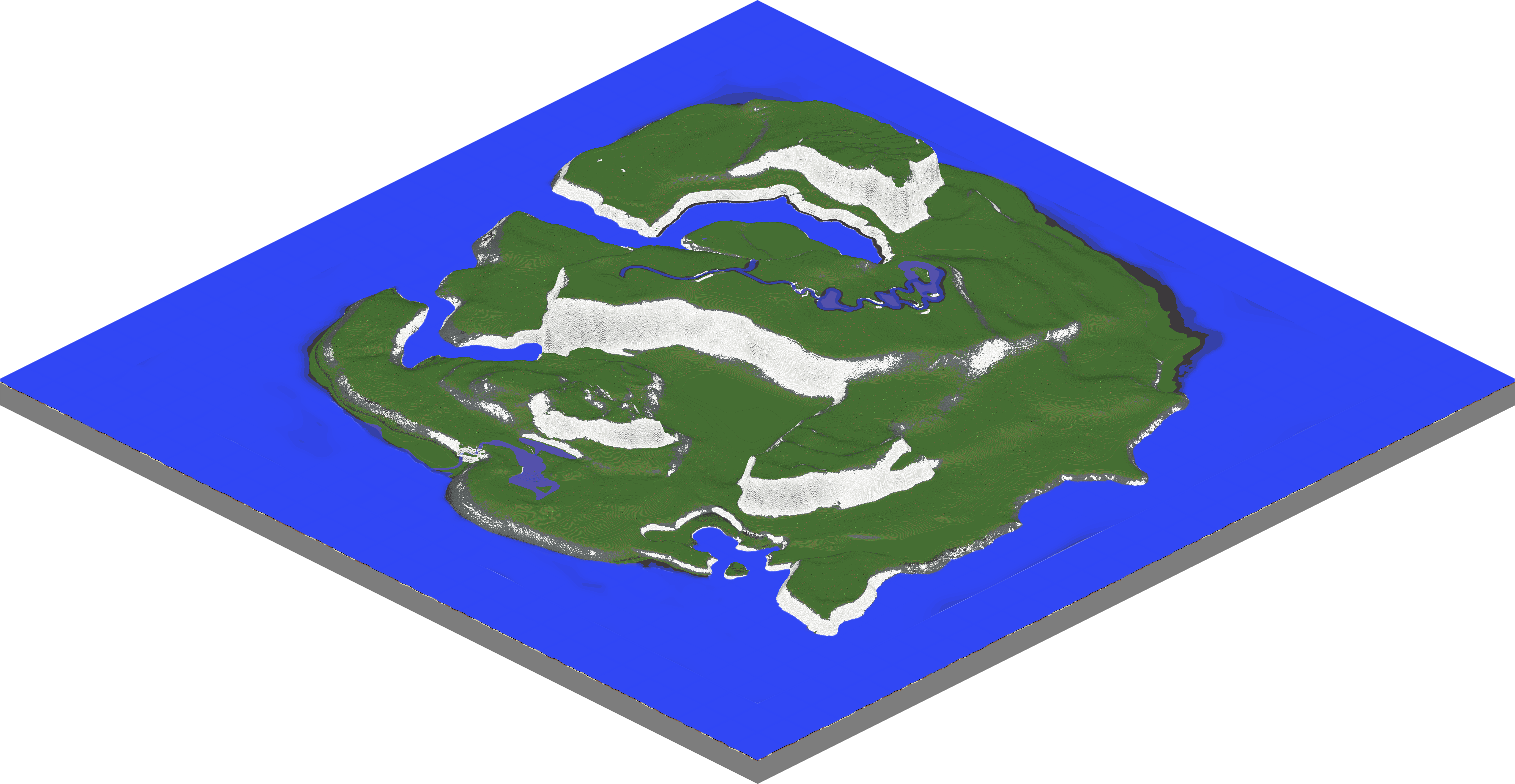 Shironami Island - White-Cliffs Island Map BE — screenshot 1