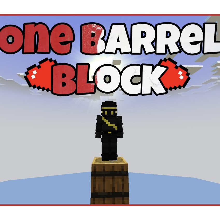 One Barrel Block (No mod) challanging Map!