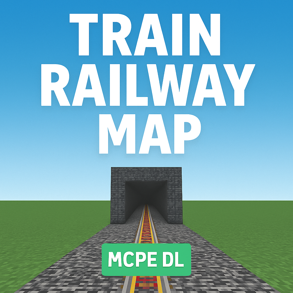 Train Railway Map [MCPEDL]
