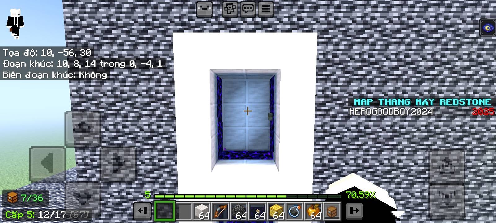 Redstone Elevator Map [MCPEDL] — screenshot 7