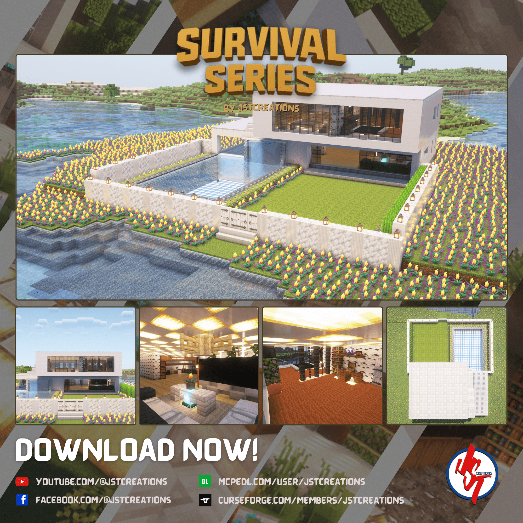Survival Modern House #24 (Achievements On)