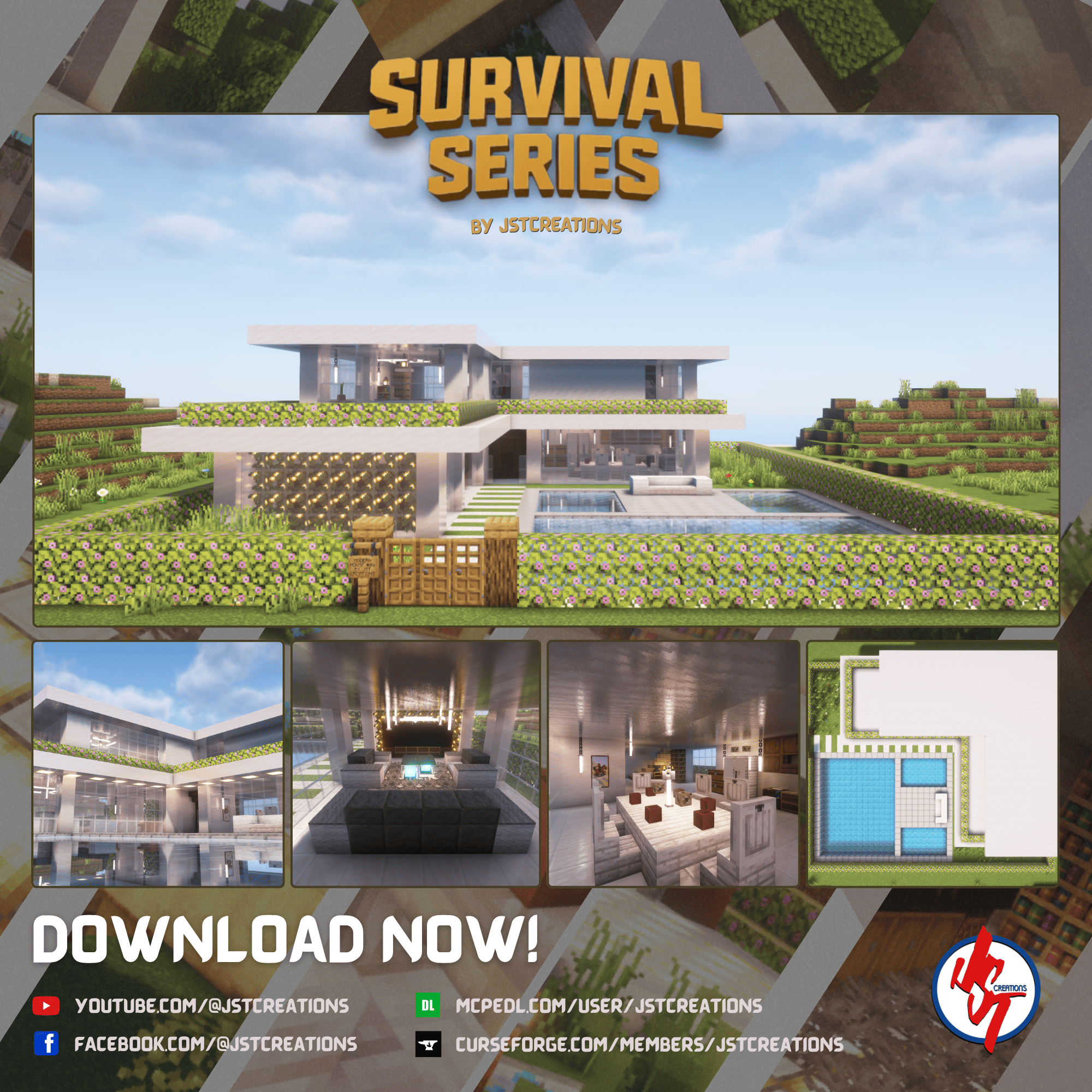 Survival Modern House #88 (Achievements On)